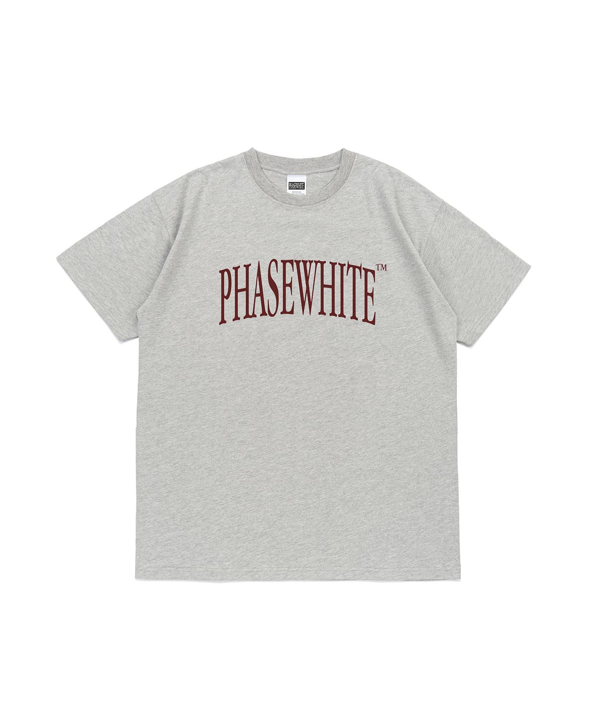 페이즈화이트(PHASEWHITE) [PHASE_1] DIVE LOGO TEE_MELANGE / 8802026-ST01