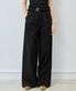 와이드 치노 팬츠 [블랙]