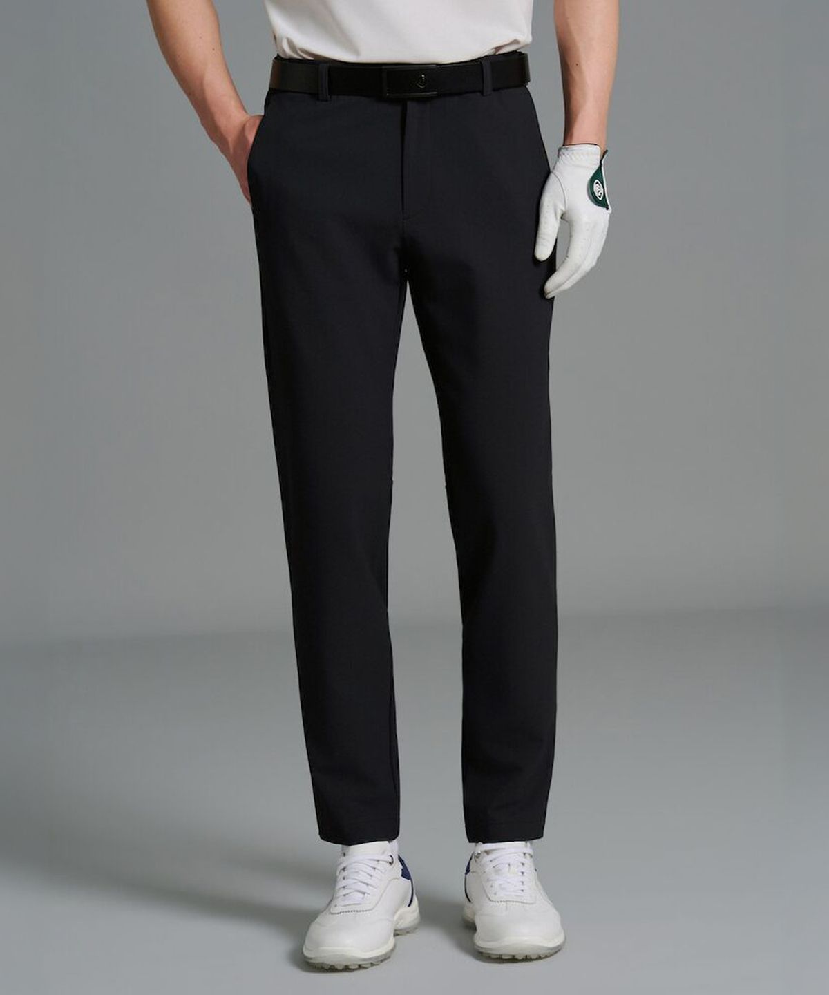 빈폴골프(BEANPOLE GOLF) [B_under] 남성 입체 패턴 슬림 팬츠 - 블랙