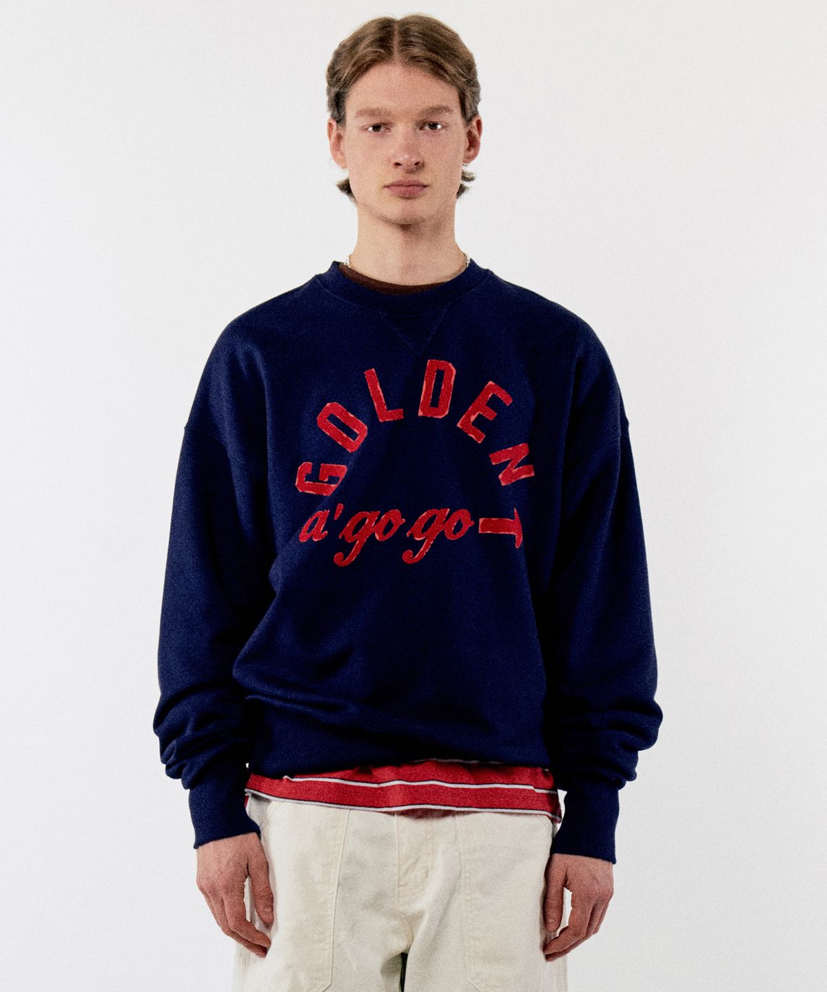 골든선샤인(GOLDEN SUNSHINE) GOGO SWEATSHIRTS_NAVYBLUE