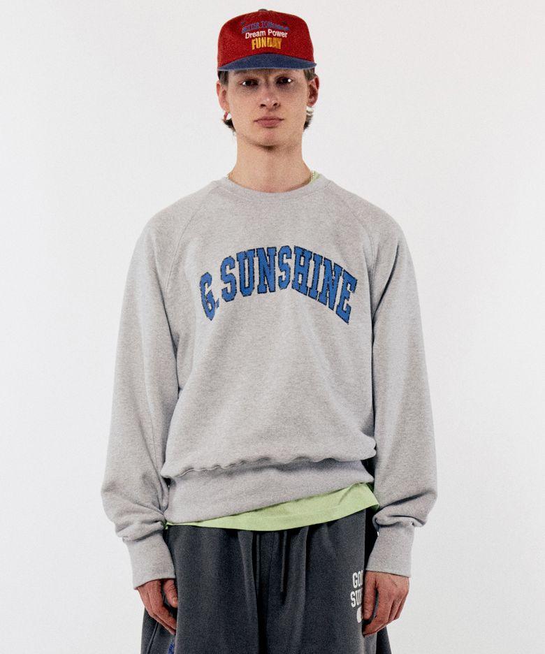 G.S RAGLAN SWEATSHIRTS_B/MELANGE