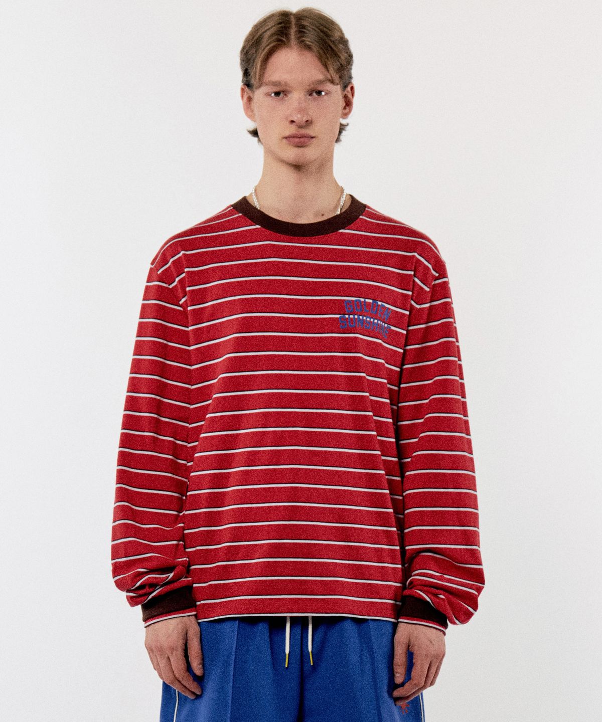 골든선샤인(GOLDEN SUNSHINE) AMERICAN LONG SLEEVE TEE_RED