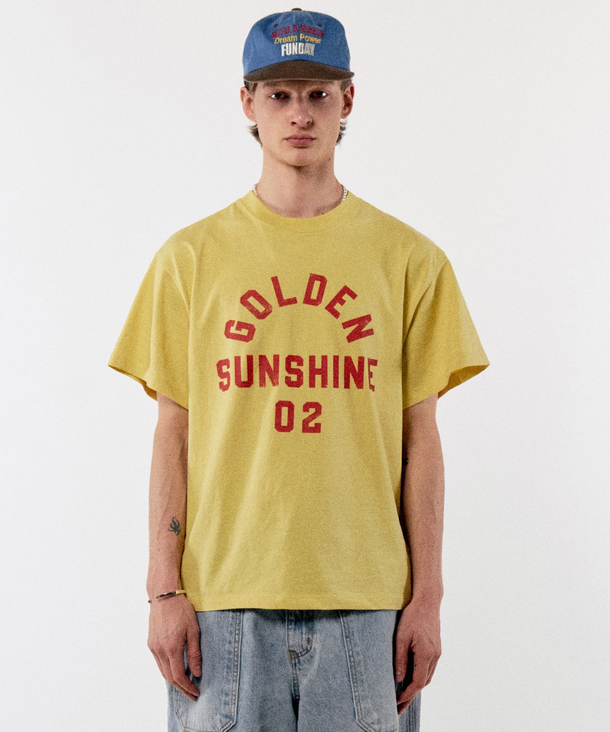 골든선샤인(GOLDEN SUNSHINE) COMFORT TEE_YELLOW