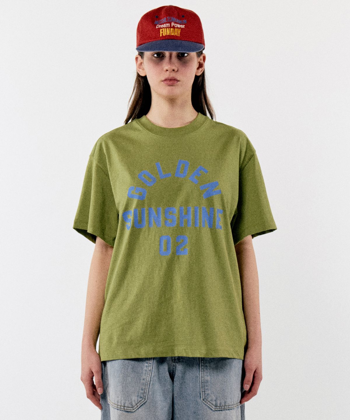 골든선샤인(GOLDEN SUNSHINE) COMFORT TEE_OLIVE