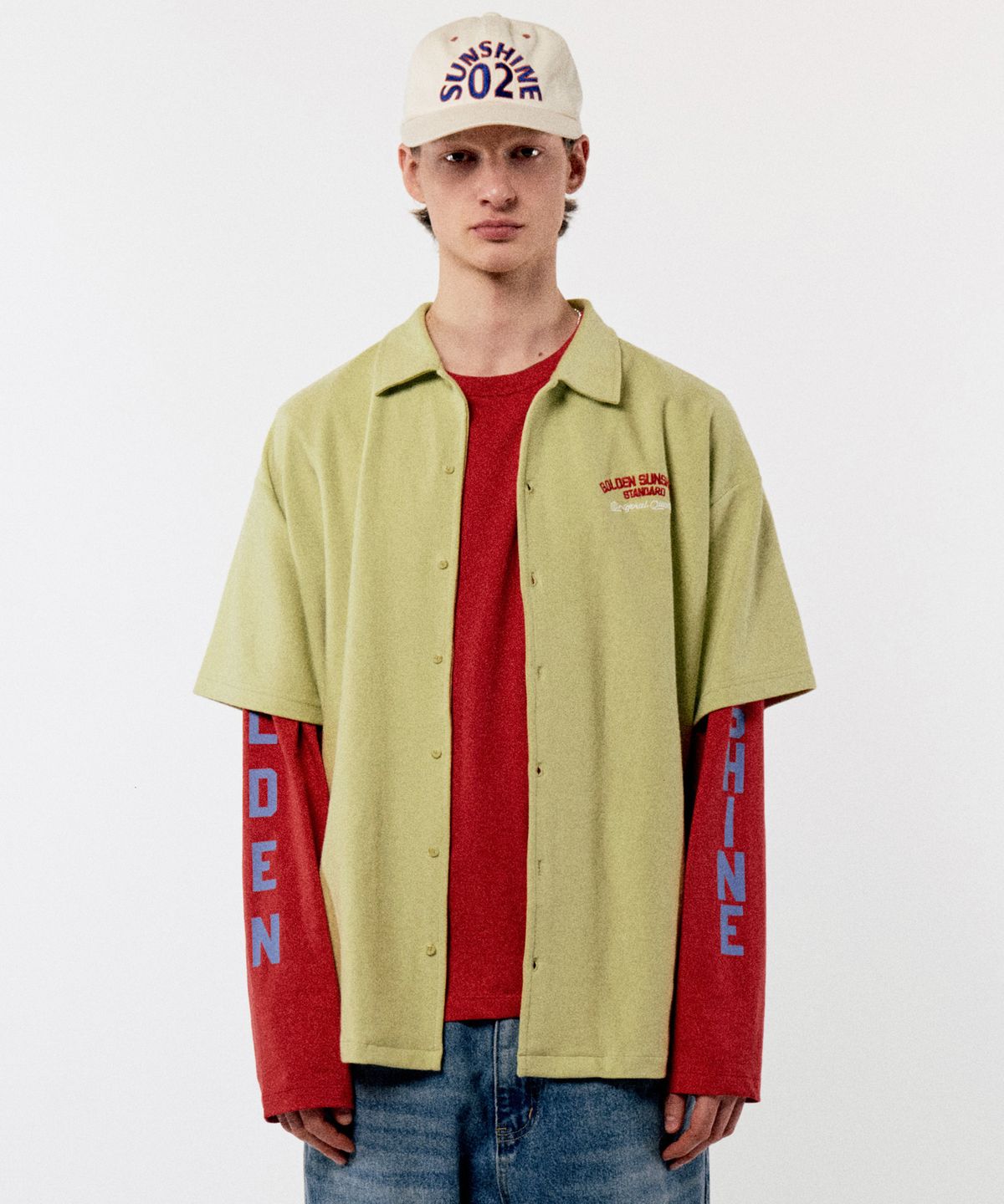 골든선샤인(GOLDEN SUNSHINE) SUNSHINE SHORT SLEEVE SHIRTS_MISTKIWI