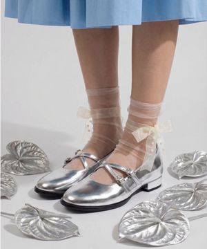 시아 크로스 스트랩 메리제인 플랫 (2cm/3colors)