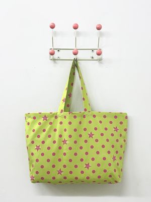 픽셀 ESCF 도트 별 데님 에코백 [11color]