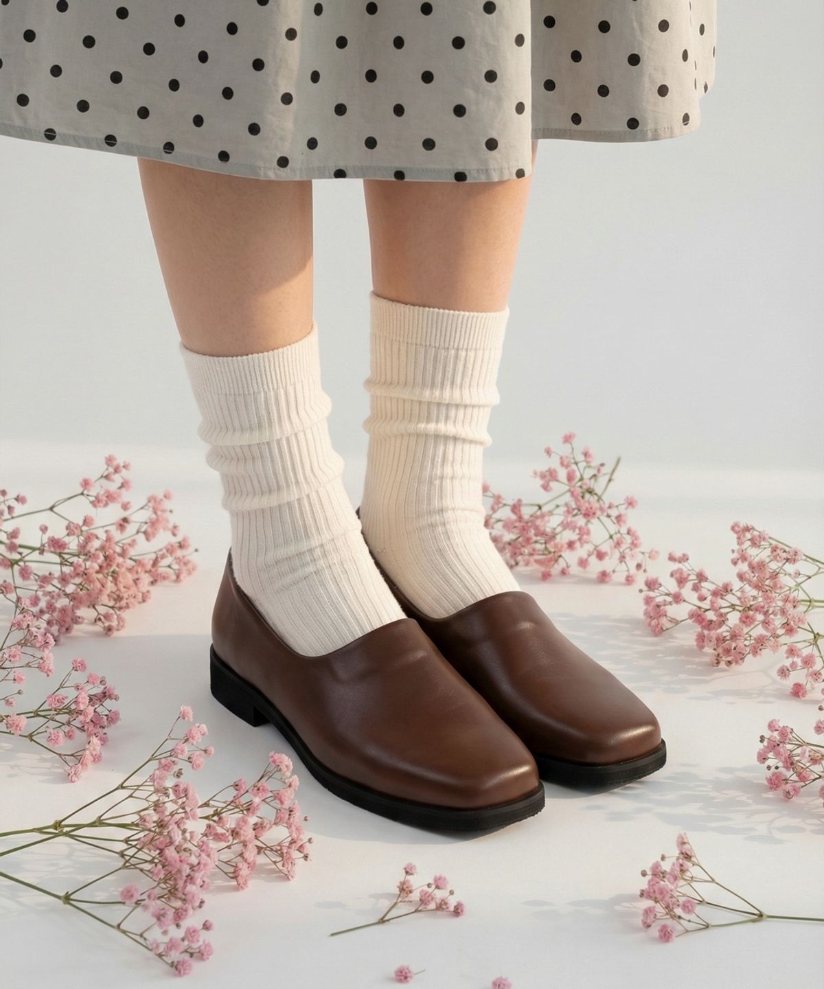 로제니크(ROSENICK) 로랑 스퀘어 소프트 로퍼 슬립온 (3cm/3colors)