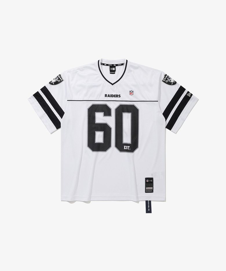 NFL 라스베이거스 레이더스 팬 웨어 티셔츠 화이트 14954662