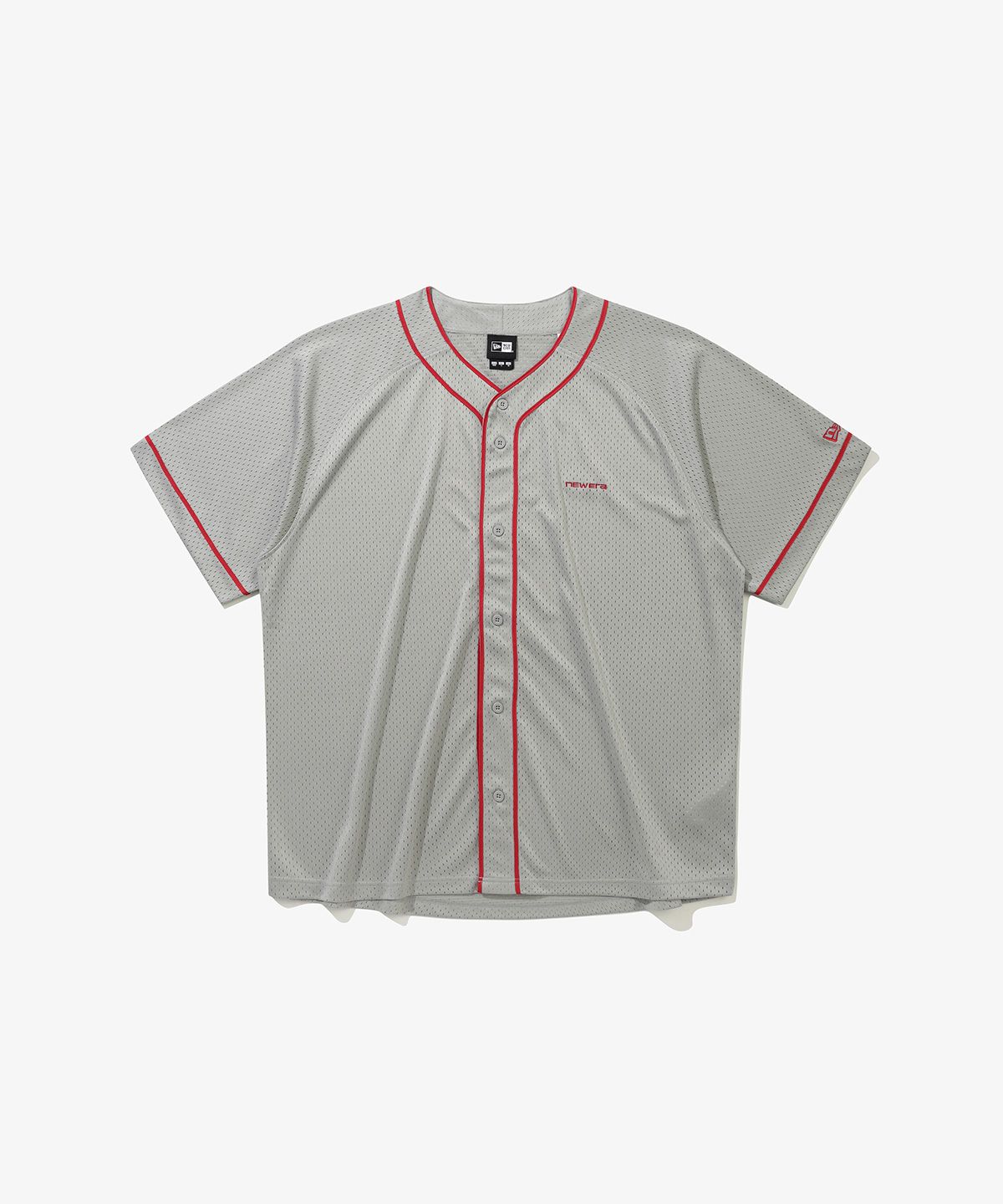 뉴에라(NEW ERA) 베이스볼 메쉬 셔츠 그레이 15074112