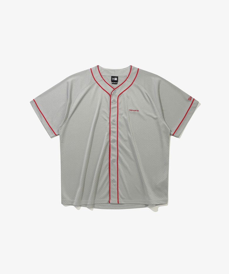 베이스볼 메쉬 셔츠 그레이 15074112
