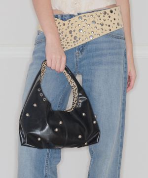 프레클 미니 토트백 [블랙]