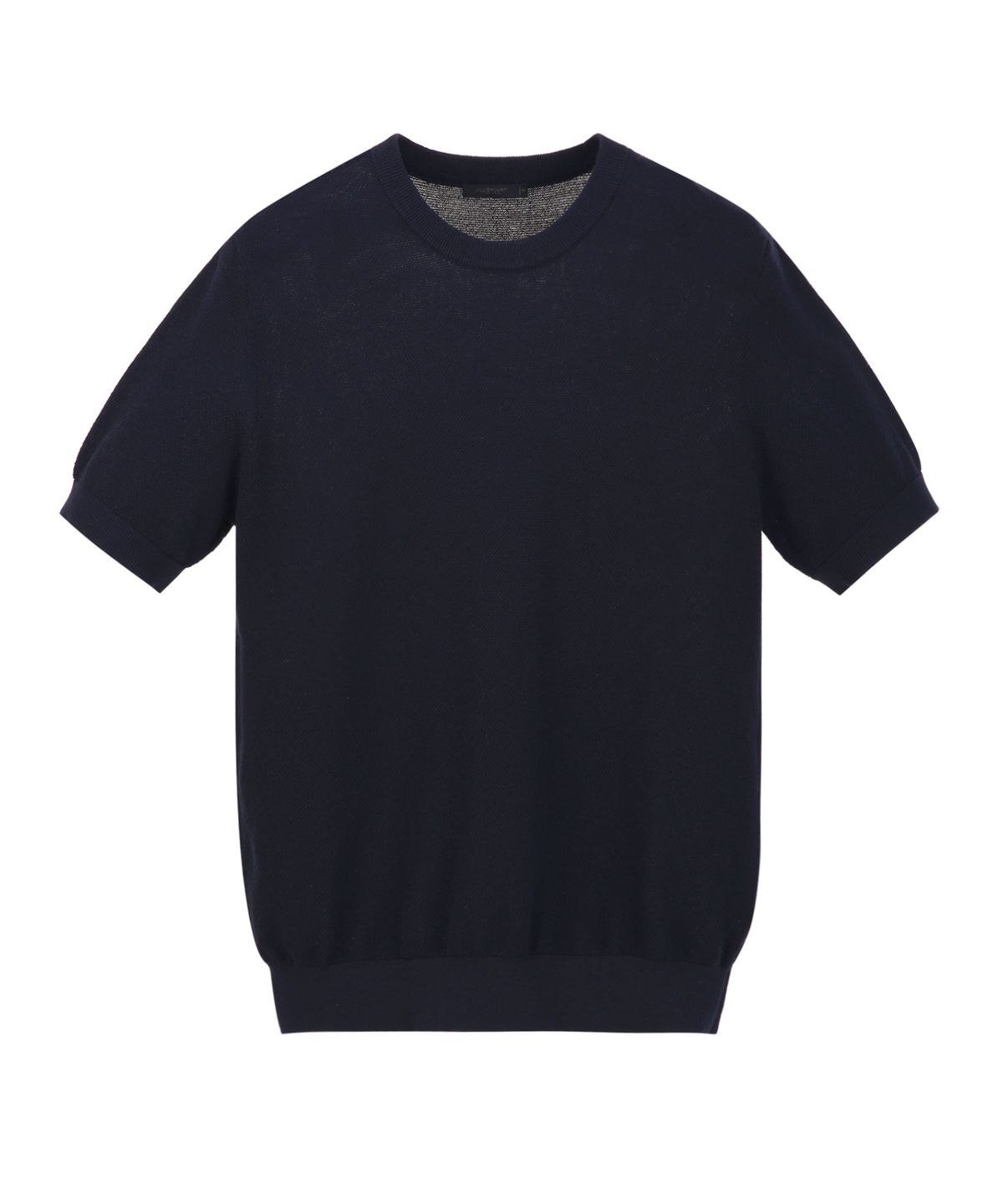 질스튜어트뉴욕 맨(JILLSTUART NEWYORK MEN) 코튼 강연 크루넥 니트 - 다크네이비 (JNSW6B402N3)