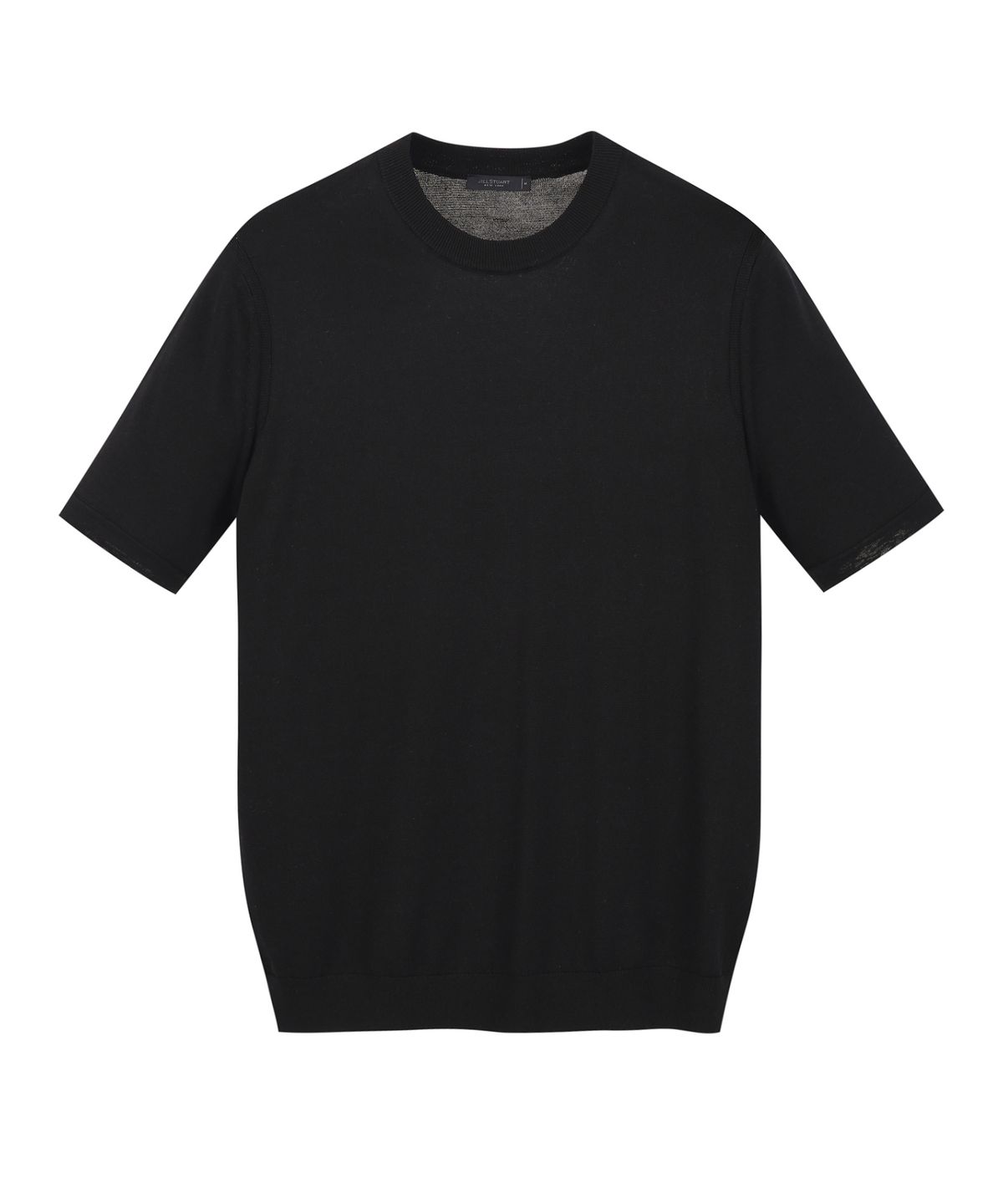 질스튜어트뉴욕 맨(JILLSTUART NEWYORK MEN) 실크 블렌드 크루넥 니트 - 블랙 (JNSW6B302BK)