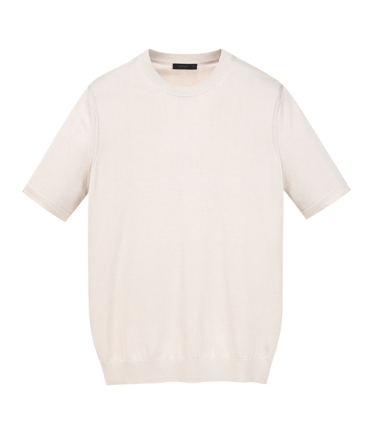 질스튜어트뉴욕 맨(JILLSTUART NEWYORK MEN) 실크 블렌드 크루넥 니트 - 라이트베이지 (JNSW6B302I1)