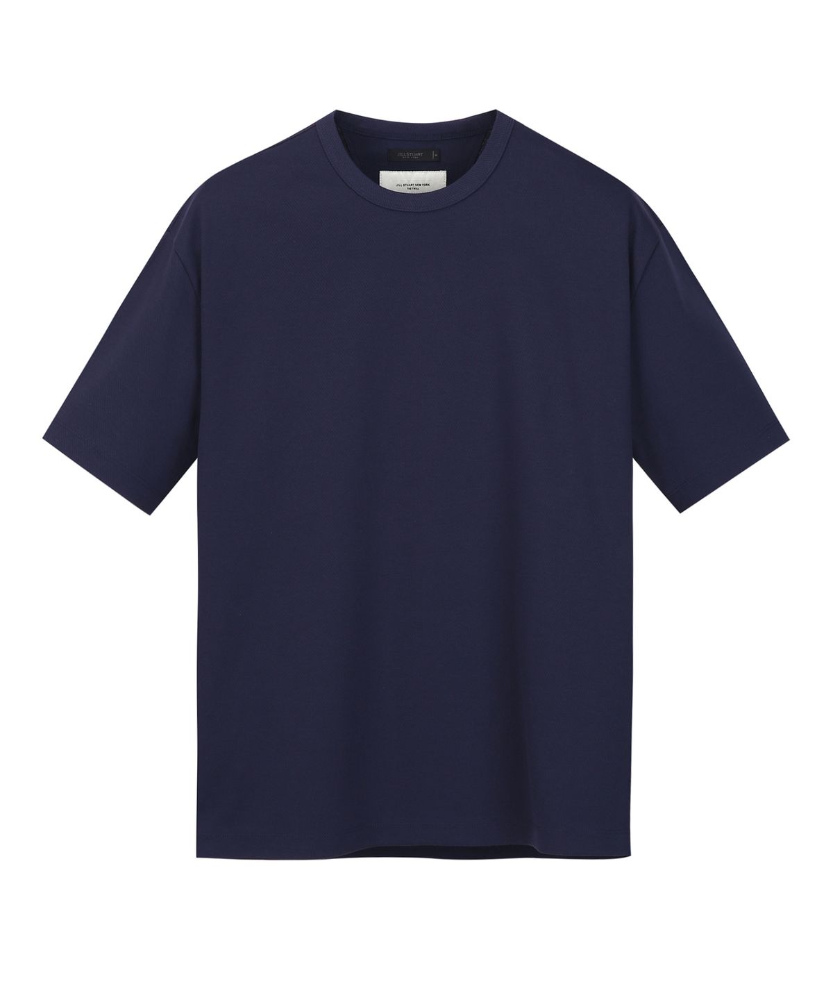 질스튜어트뉴욕 맨(JILLSTUART NEWYORK MEN) 세미오버핏 라운드 티셔츠 - 다크네이비 (JNTS6B311N3)
