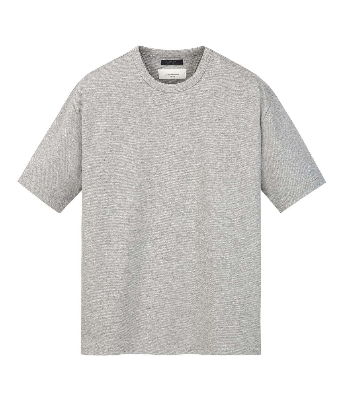 질스튜어트뉴욕 맨(JILLSTUART NEWYORK MEN) 세미오버핏 라운드 티셔츠 - 그레이 (JNTS6B311G2)