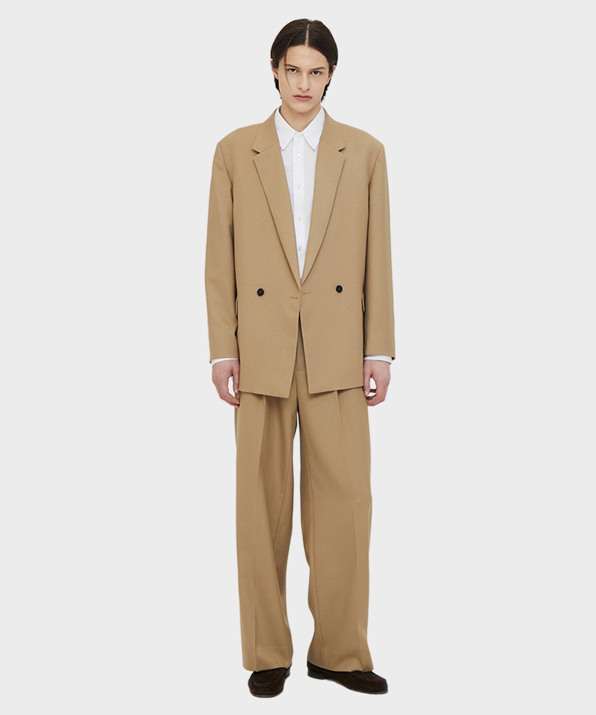테일던(TAILDERN) Gere Oversized Double Set-Up Beige