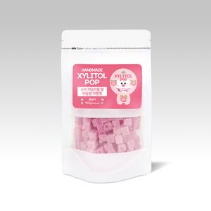 자일리톨 무설탕 캔디 대용량 150g 자일리톨팝 복숭아 리필형
