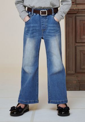 BA14PT01BU 블루 부츠컷 데님팬츠