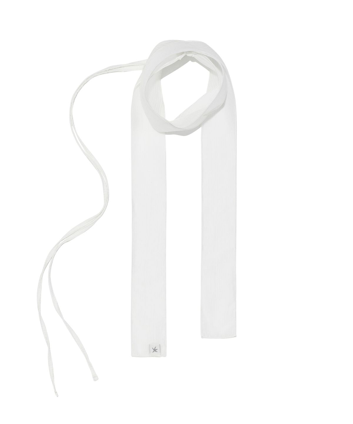 더콜디스트모먼트(THE COLDEST MOMENT) TCM layered chiffon scarf (white)