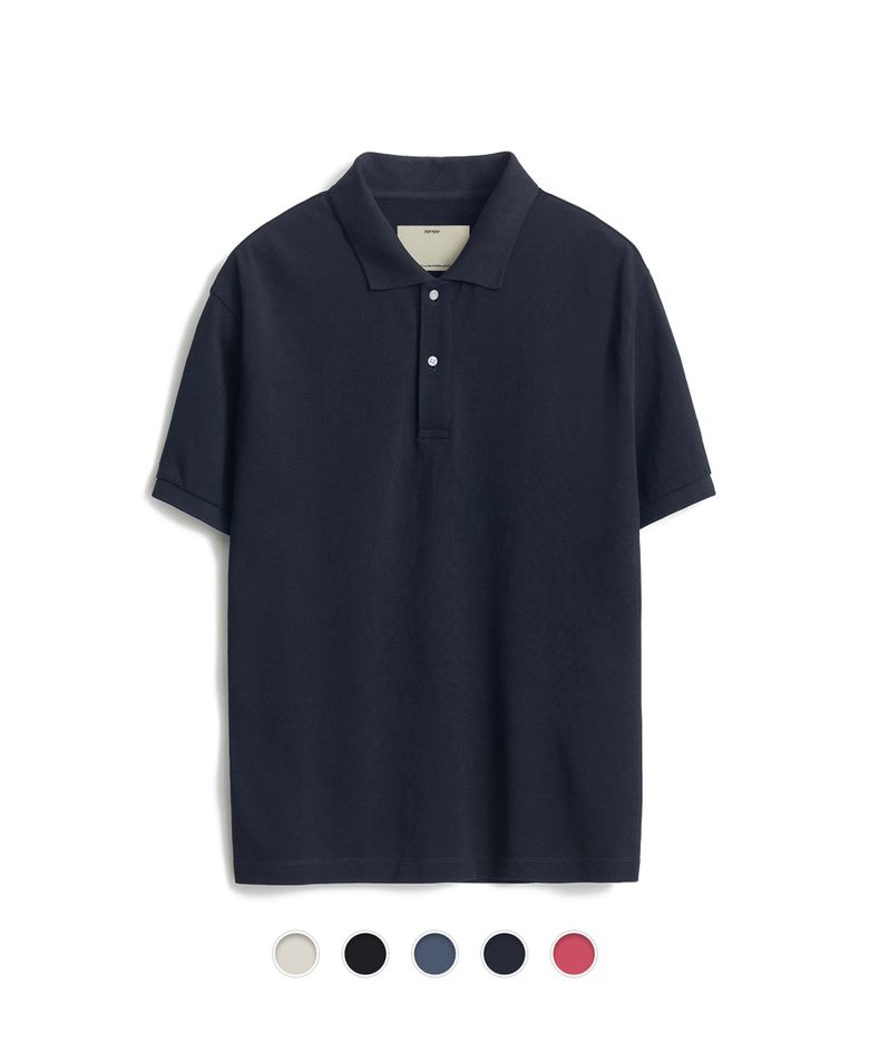 Short Sleeve Classic Pique Polo Shirt - 5 Color