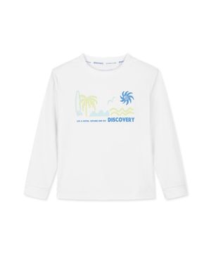 키즈 프레시벤트 티셔츠형 래쉬가드 (WHITE)