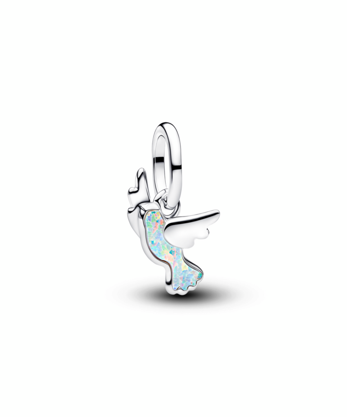 판도라(PANDORA) 화이트 도브 미니 댕글 참_794566C01
