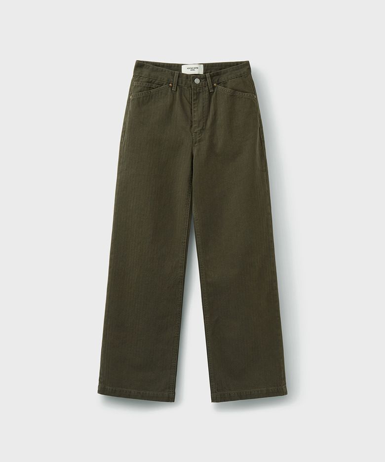 REGULAR CINCH TROUSER [KHAKI]
