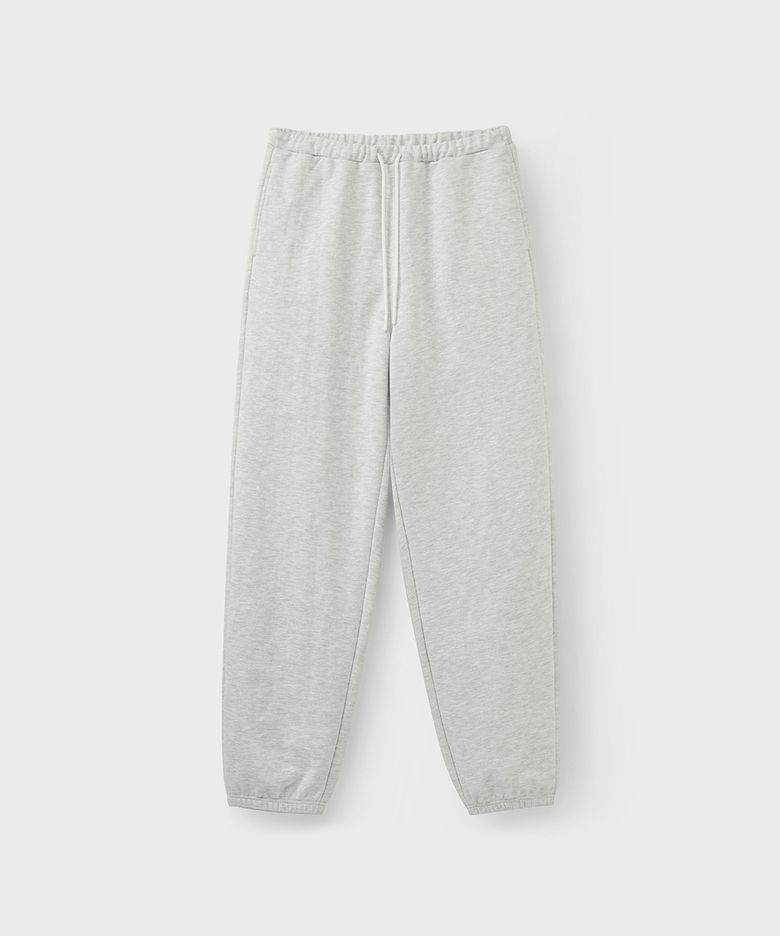 LOOSE SWEAT PANTS [LIGHT MELANGE GRAY]