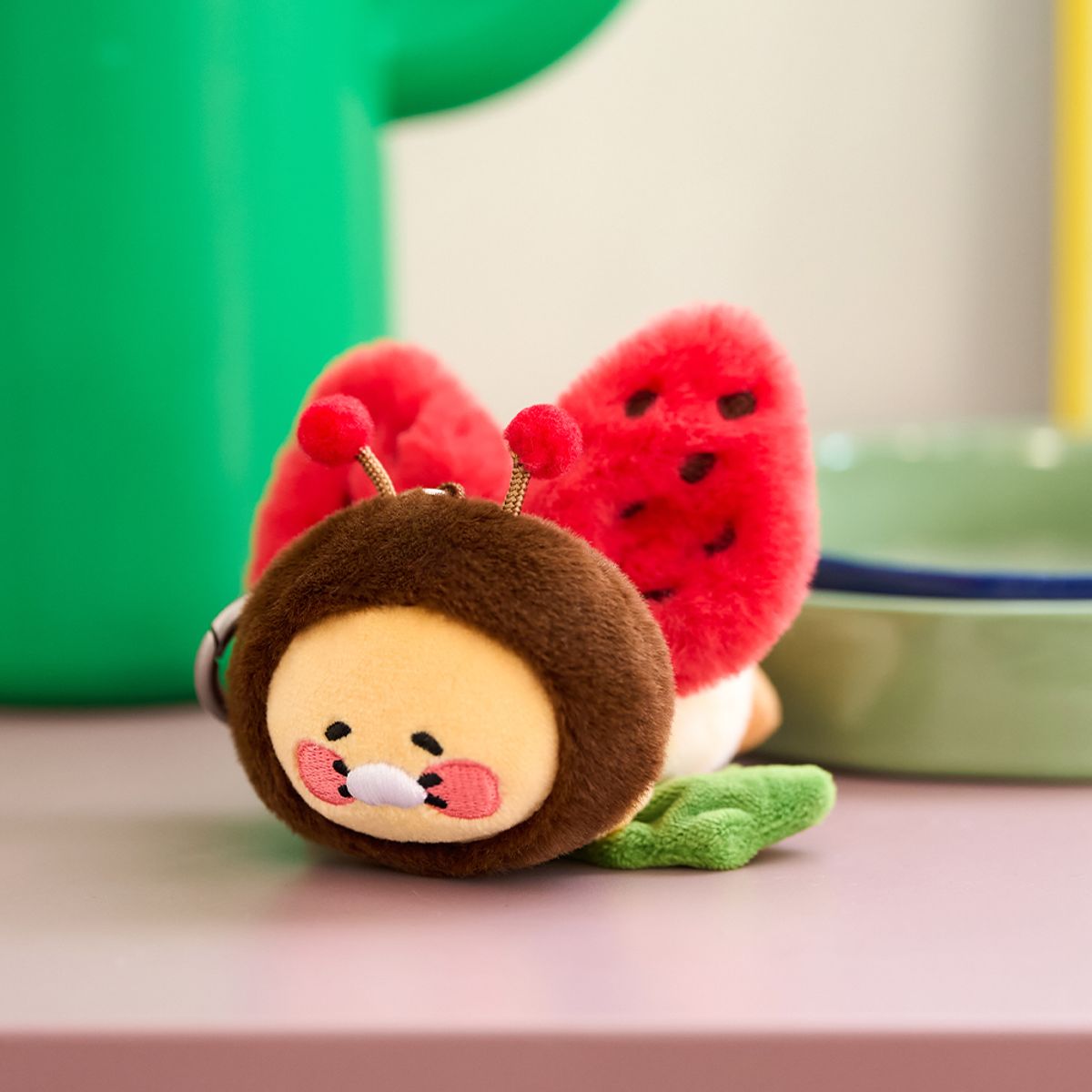 카카오프렌즈(KAKAO FRIENDS) 춘꿈틀이 무당벌레 키링인형_춘식이