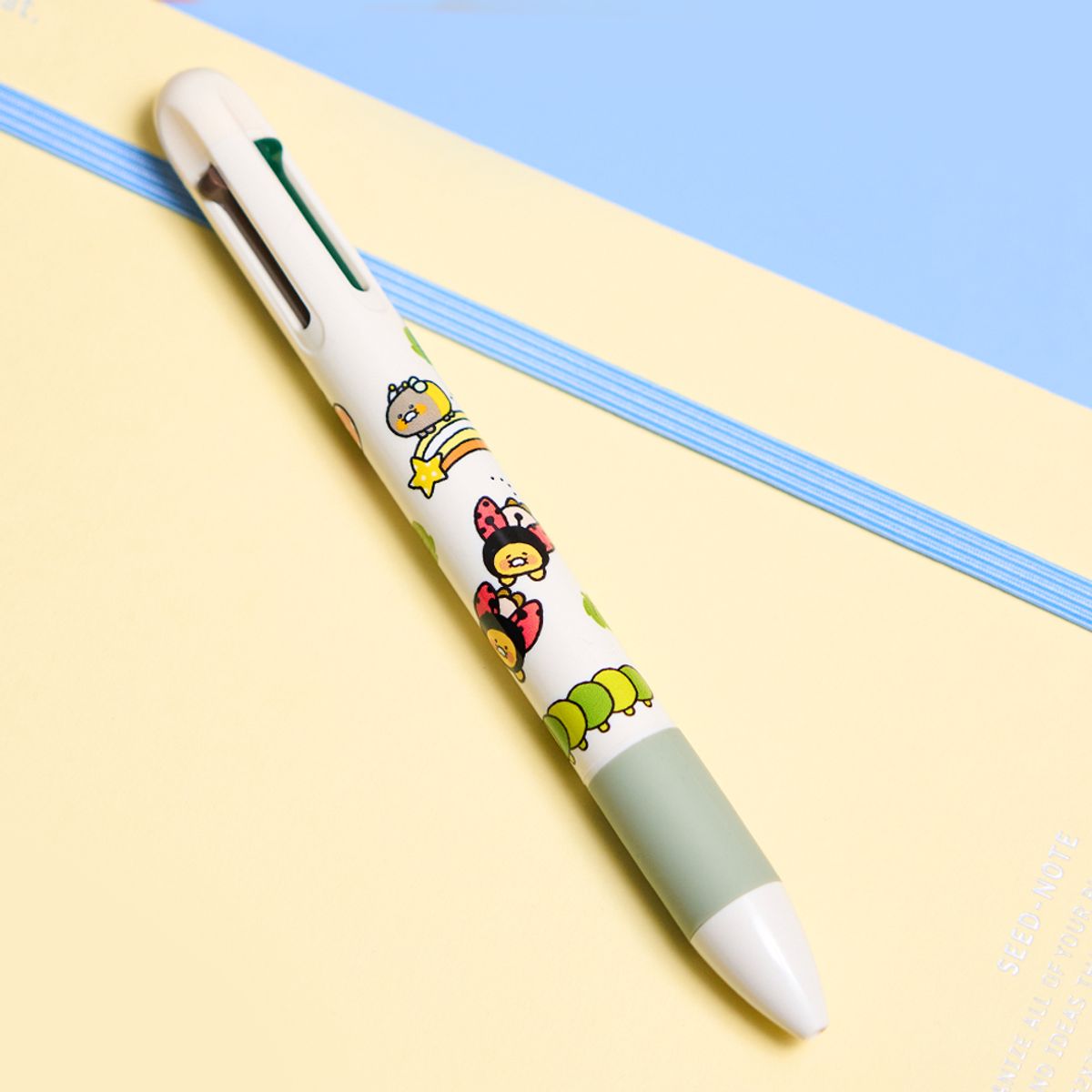 카카오프렌즈(KAKAO FRIENDS) 춘꿈틀이 4색 멀티펜_춘식이