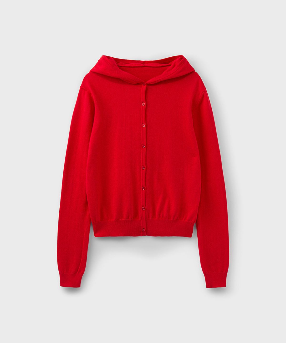 유니온블루 우먼(UNIONBLUE WOMAN) HOODIE CARDIGAN [RED]