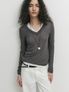 RIA V-NECK T-SHIRT_GRAY