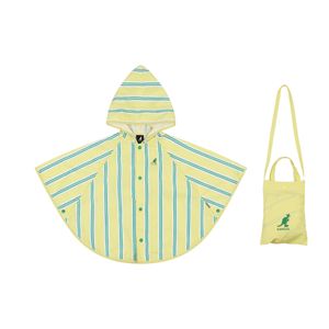 스트라이프 레인 코트 SB 0431 옐로우