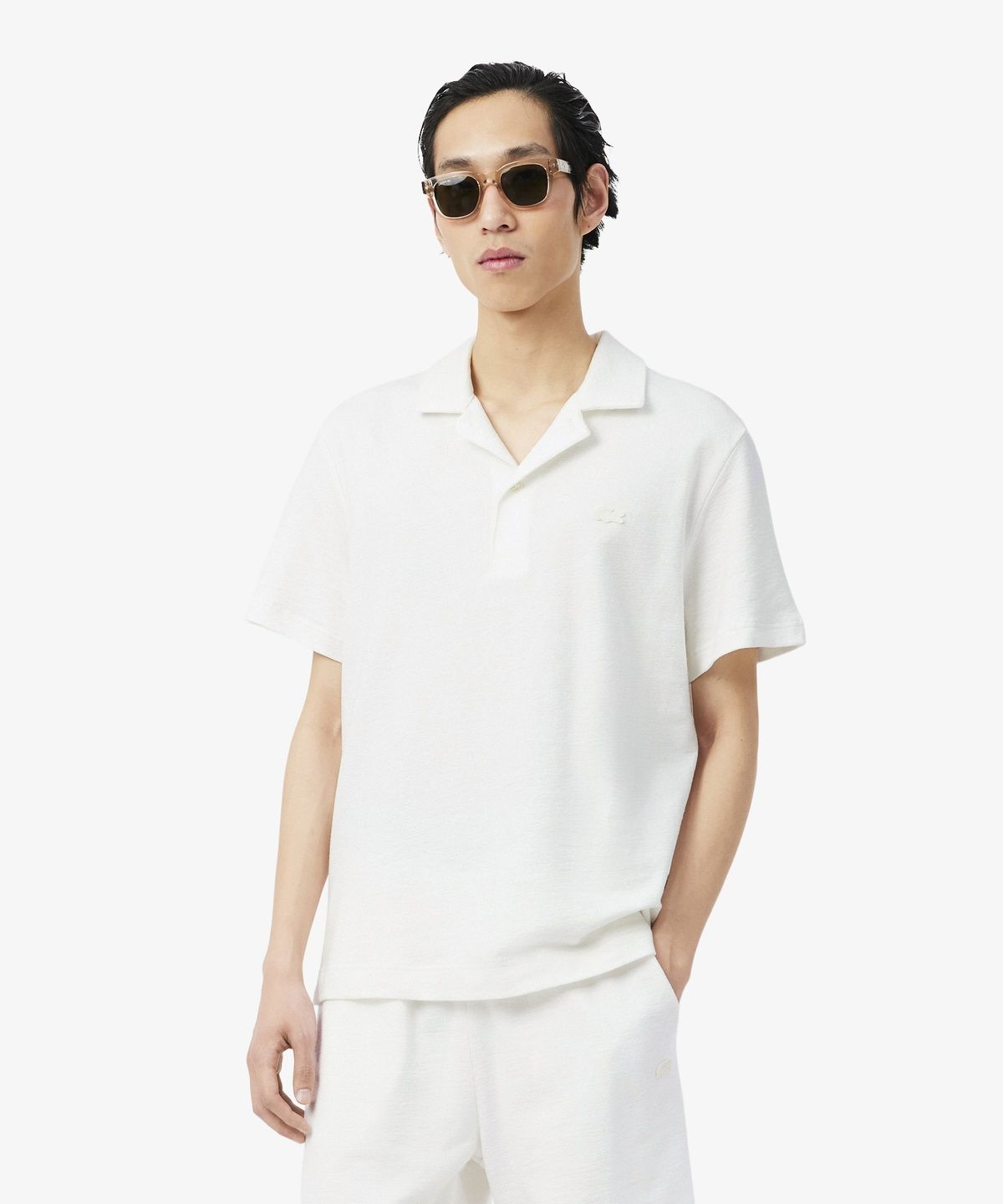 라코스테(LACOSTE) 남성 크레이프 반팔 폴로 셔츠 DH1969-56G 70V