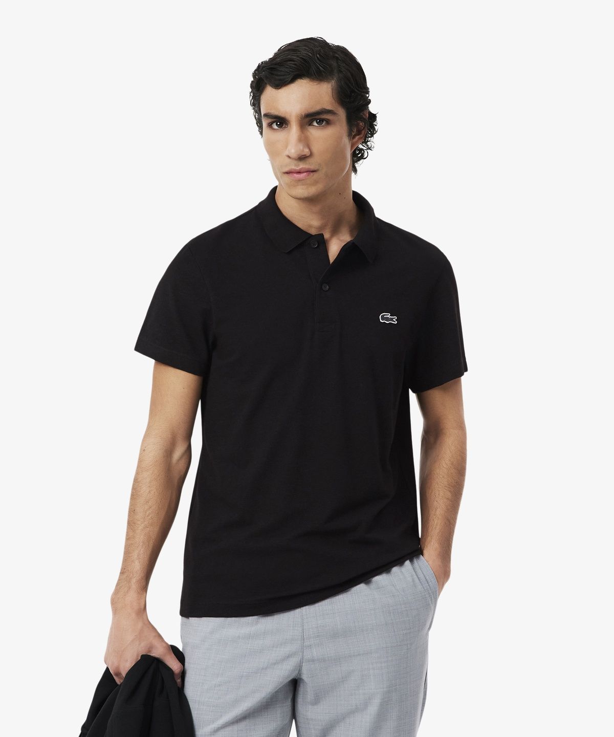 라코스테(LACOSTE) 남성 베이직 오토만 반팔 폴로 셔츠 DH8342-56G 031