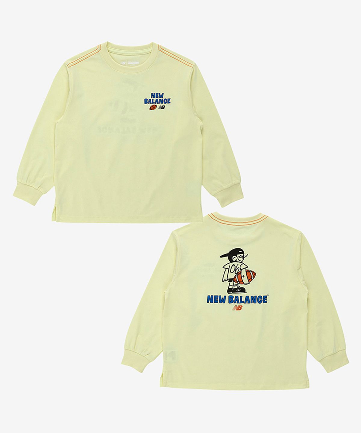 뉴발란스 키즈(NEWBALANCEKIDS) Ready Set Rugby_아동 일러스트 쿨터치 긴팔티 NK9BG2411U31