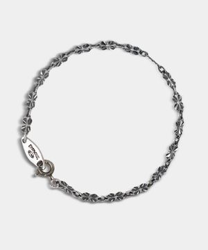 Slim pattern chain bracelet (925 silver)