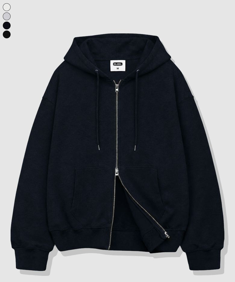 Eli 2WAY Oversized-fit Hooded Zip-Up 4 Color [BLBH_6001]