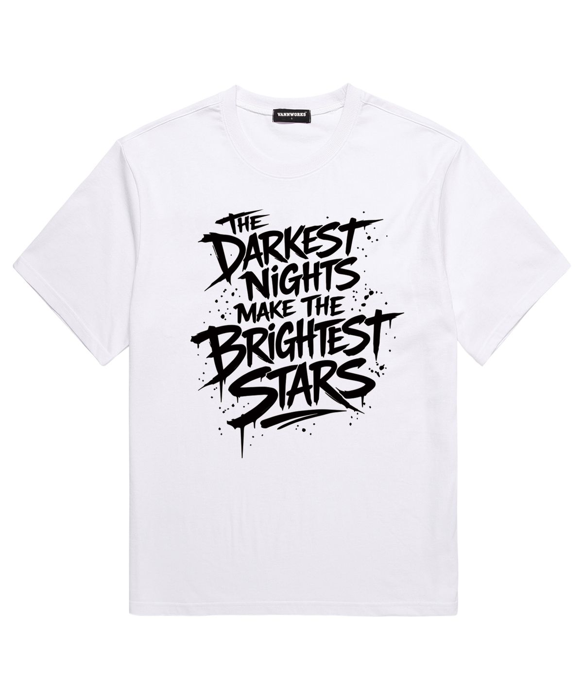 밴웍스(VANNWORKS) BRIGHTEST STAR 반팔 티셔츠 (VS0221) 화이트