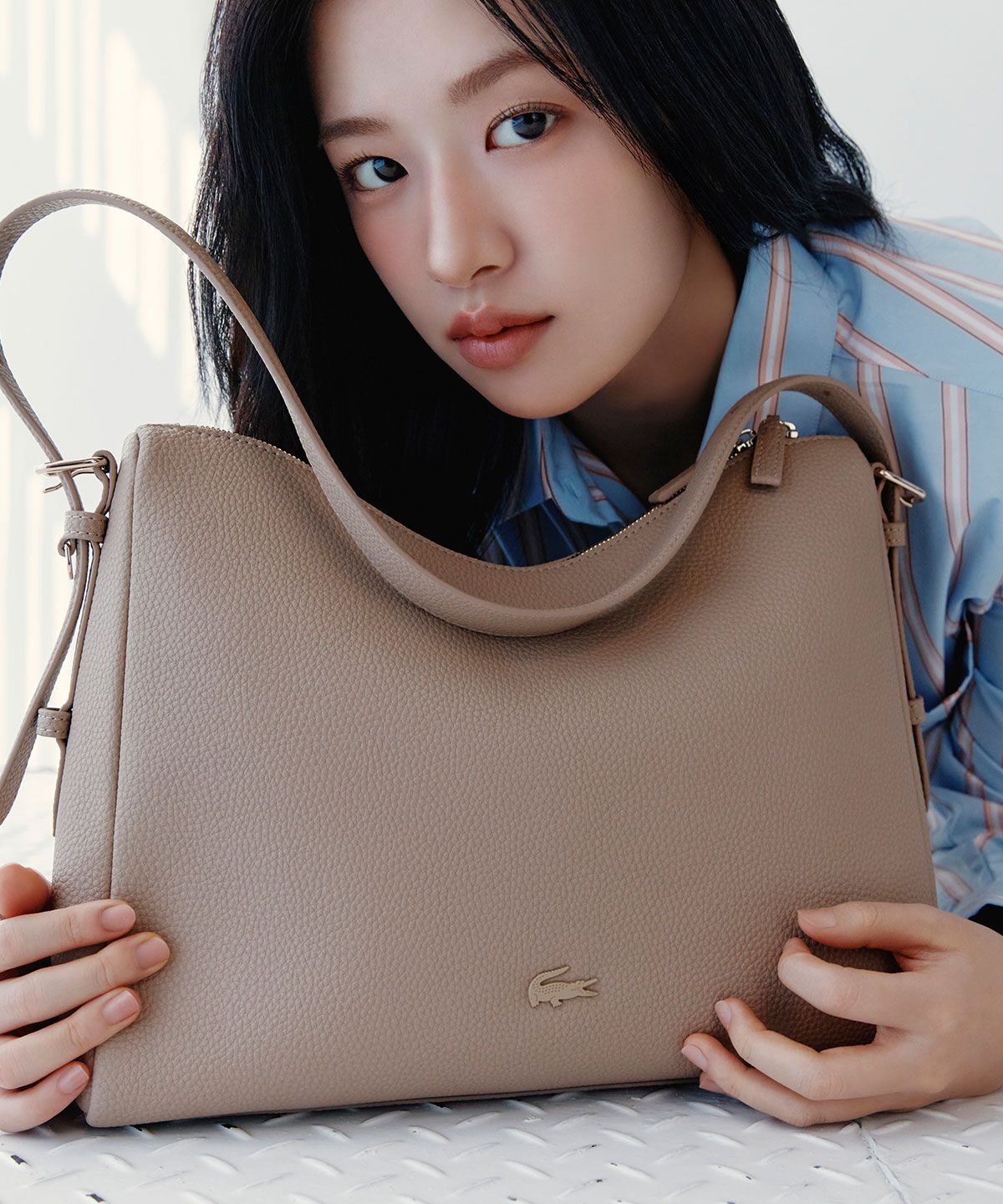 라코스테(LACOSTE) 여성 마이 라코스테 라지 쇼퍼백 NF5379K56G C87