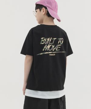 쿨 코튼 카모 그래픽 반팔 (블랙)