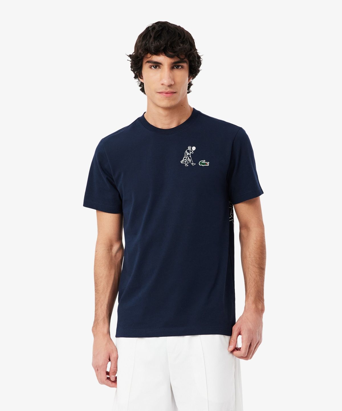 라코스테(LACOSTE) 남성 테니스 헤리티지 그래픽 반팔 티셔츠 TH0147-56G 166