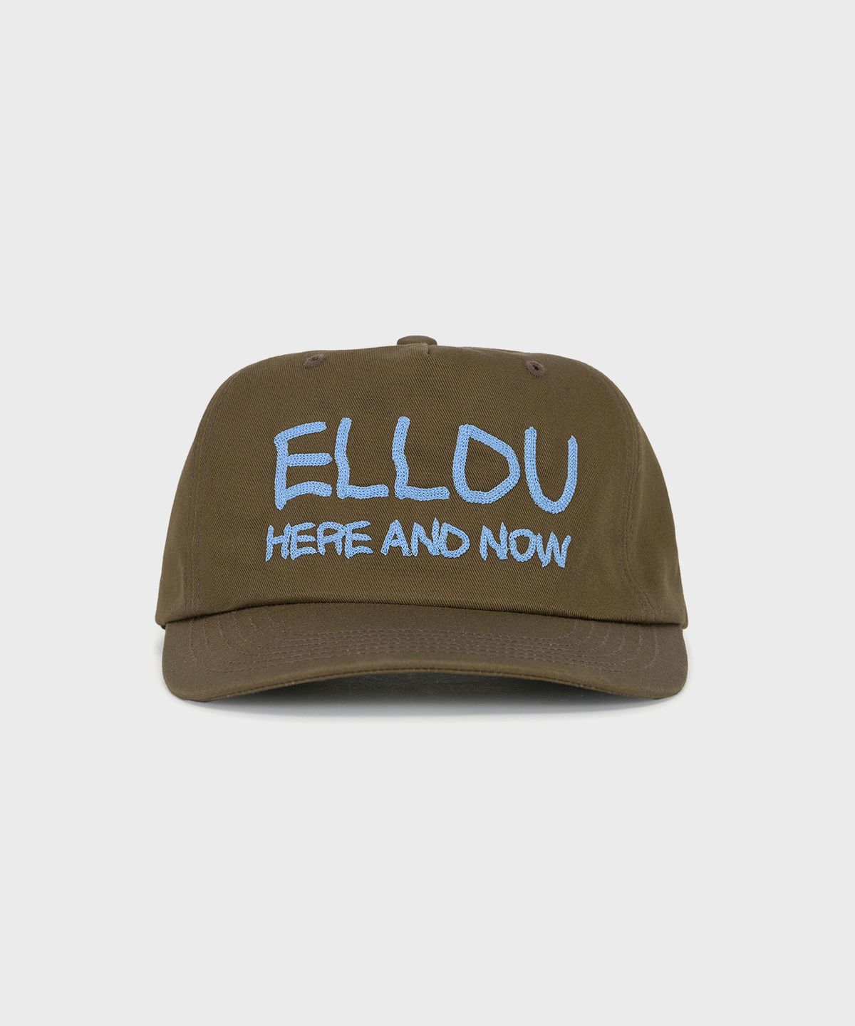 엘두(ELLDU) 웨이버 체인 스티치 캡 애쉬 브라운