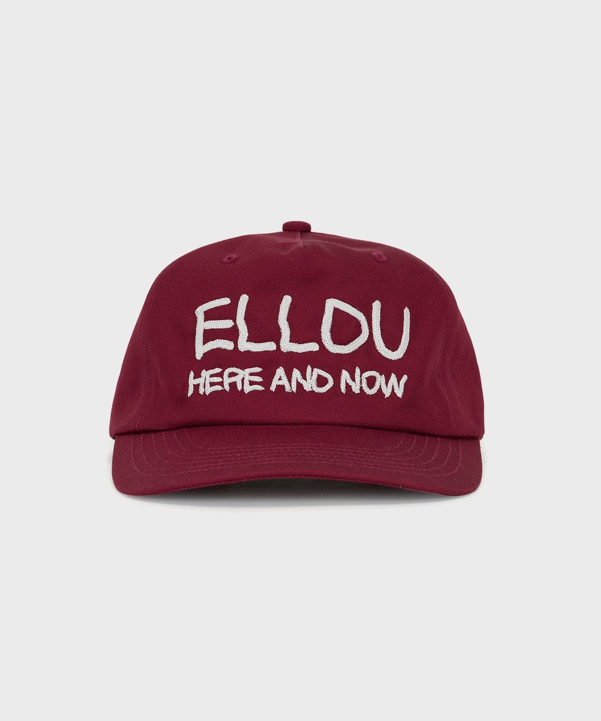 엘두(ELLDU) 웨이버 체인 스티치 캡 플럼
