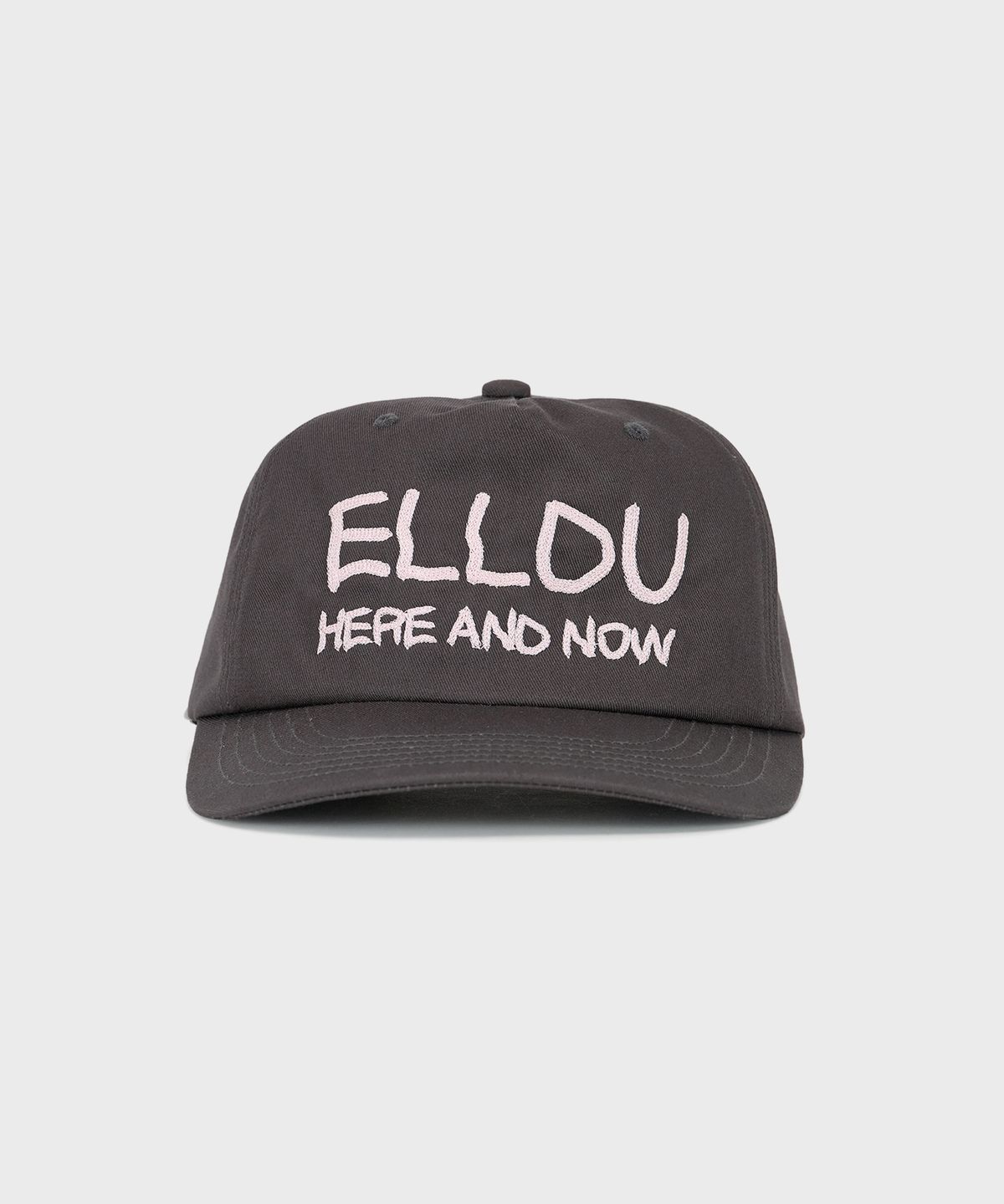 엘두(ELLDU) 웨이버 체인 스티치 캡 차콜