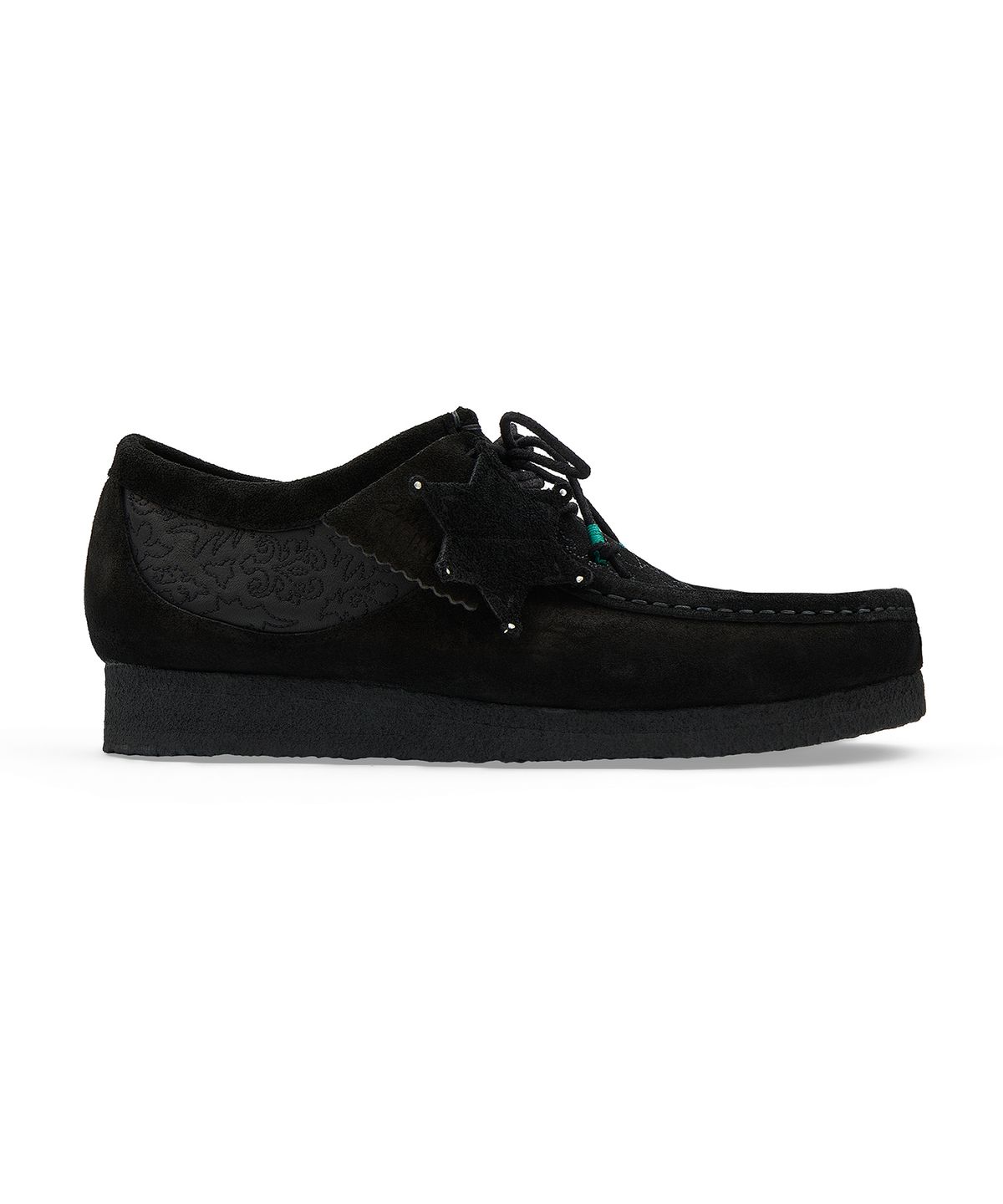 클락스 오리지널스(CLARKS ORIGINALS) [Clarks Originals x ADSB] 왈라비 엠브로이더리 - 블랙 / AAA531UBLK