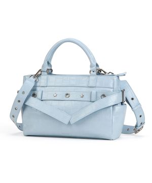 미라클 레더 토트백 [스카이]