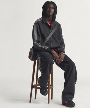 데님 파이어버드 트랙탑 - 블랙 / KD1516